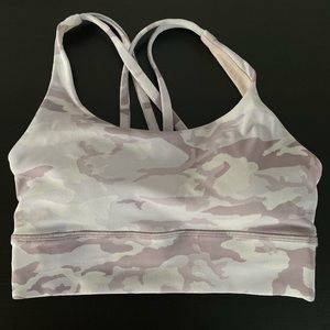 Lululemon Energy Bra Long Line Ribbed